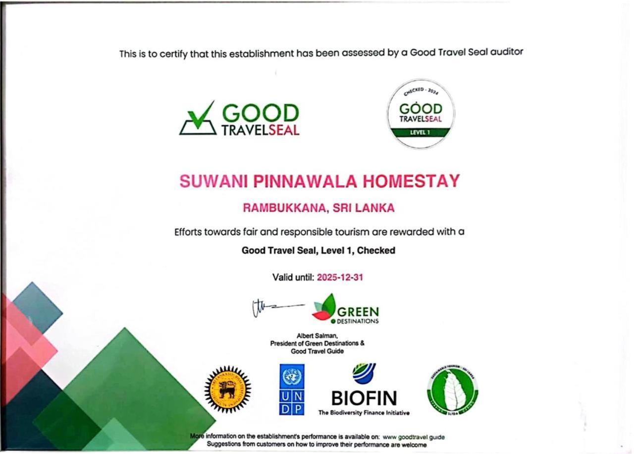Suwani Pinnawala Homestay Exteriér fotografie